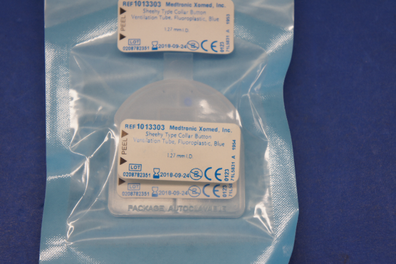 Medtronic Xomed 1013303 Sheehy Type Collar Button Ventilation Tube 1.27mm